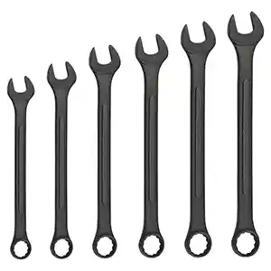 Neiko Tools 6 piece Jumbo SAE Wrench Set Black-Oxide 03125A