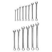 Combination Wrench Set 14 piece Polished Long SAE