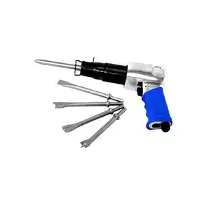 Heavy Duty Zip Gun Air Hammer with 5 Chisels