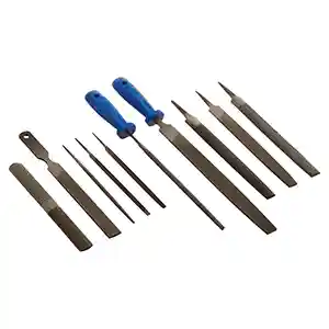 Wood and Metal File and Rasp Set 12 piece Heavy Duty