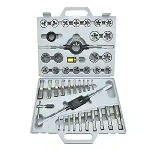 Tap and Die Set 45 Pc. SAE Standard Alloy Steel with Case