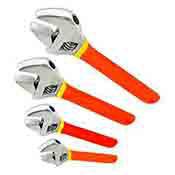 4 pc Adjustable Chrome Plated Wrench Set