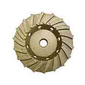 4 1/2 Inch Diamond Cup Wheel 9 Turbo Segment 7/8-5/8 Arbor