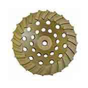 7 Inch Diamond Cup Wheel 12 Turbo Segment 7/8-5/8 Arbor