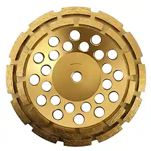 7 Inch Diamond Grinding Wheel For Concrete Double Row 7/8-5/8 Arbor