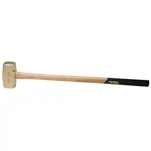12 lb. Brass Hammer Non Slip 32" Wood Handle ABC Hammers ABC12BW
