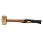ABC Hammers 3 lb. Brass Hammer with 12.5" Wood Handle ABC3BW