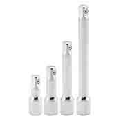 Tooluxe 00226L 4 Pc 3/8" Extension Bar Set 3, 5, 6, 10"