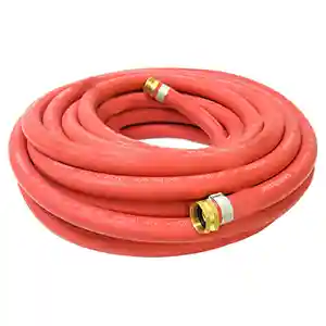 100' x 5/8" Red Rubber Industrial Grade Water Hose