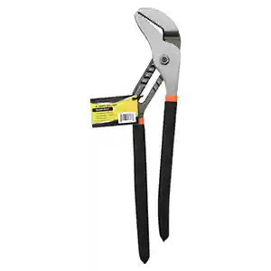 16 Inch Groove Joint Pliers High Carbon Steel Soft Grip Nickel