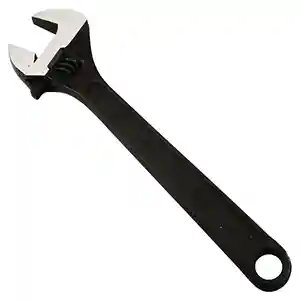 Adjustable Wrench 18 Inch Black Chrome Oxide CrV Industrial