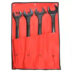 4 Pc. Combination Wrench Set Jumbo Black Oxide Standard SAE