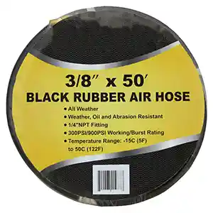 50 Black Rubber Air Hose 43421
