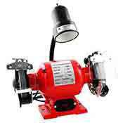 6 Inch Bench Grinder with Light Electric 1/2 HP Machine