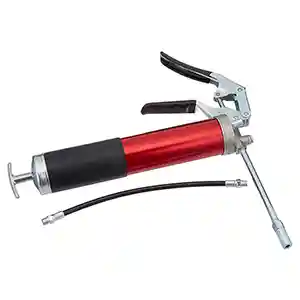 Pistol Grip Grease Lubrication Gun with 12 Inch Flex Hose