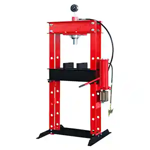 Shop Press | 30 Ton Air and Hydraulic Operation with Gauge