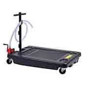 Oil Drain Pan Portable 17 Gallon Low Profile for Easy Change
