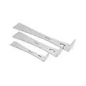 Titan Tools 3 Pc Stainless Steel Pry Bar Scaper Set 17007