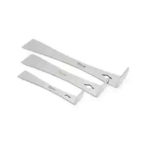 Titan Tools 3 Pc Stainless Steel Pry Bar Scraper Set 17007