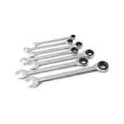 Titan Tools 7 Pc SAE Ratcheting Wrench Set 17350