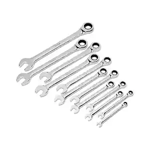 Titan Tools 12 Pc Metric Ratcheting Wrench Set 17355