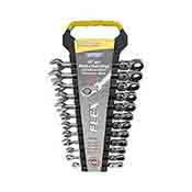 Titan Tools 12 Pc Metric Flex Ratcheting Combination Wrench Set 17367