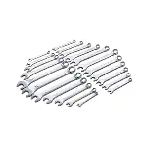 Titan Tools 22 Pc SAE and Metric Combination Wrench Set 17398