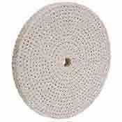 Woodstock D2513 6-Inch by 40 Ply by 1/2-Inch Hole Soft Muslin Buffing Wheel 