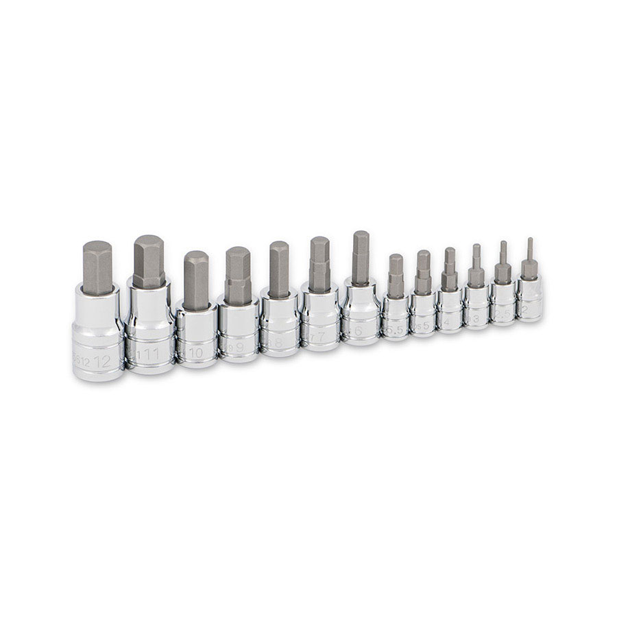 Titan 13 Pc Metric Hex Bit Socket Set 16124