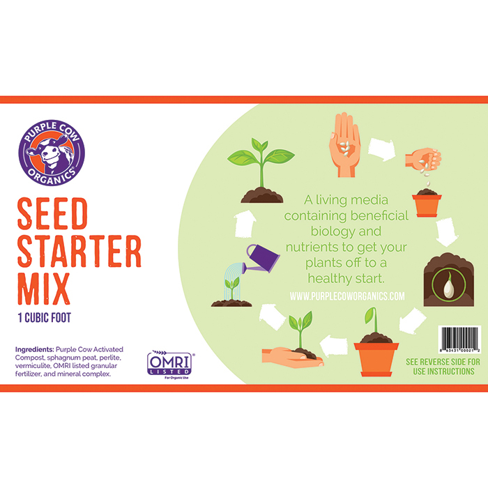 Purple Cow Organics Seed Starter Mix - 1 Cubic Foot