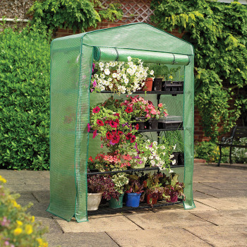 Extra Wide 4 Tier Greenhouse