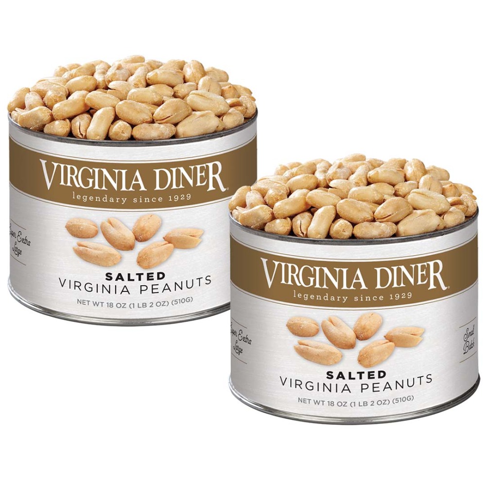 Salted Peanuts 18 oz Can 2-Pack