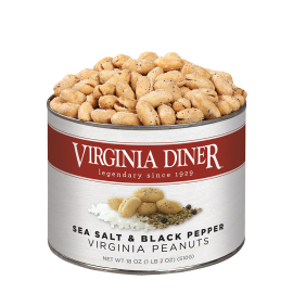 Sea Salt & Pepper Peanuts - 10 oz.