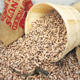 5 lb. Peck Basket Salted-in-Shell Peanuts