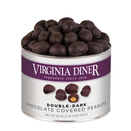 Dark Chocolate Covered Peanuts - 20 oz.