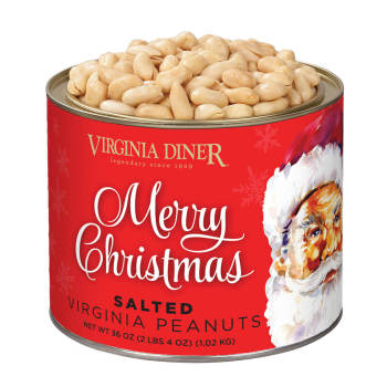 Merry Christmas Salted Virginia Peanuts - 9 oz.