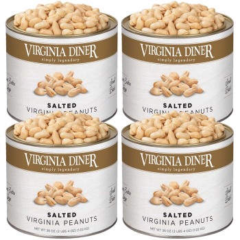 Salted Peanuts 36 oz Can 4-Pack