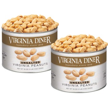 Unsalted Peanuts 18 oz Can 2-Pack