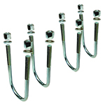 U-Bolts (4) 1/2x8 