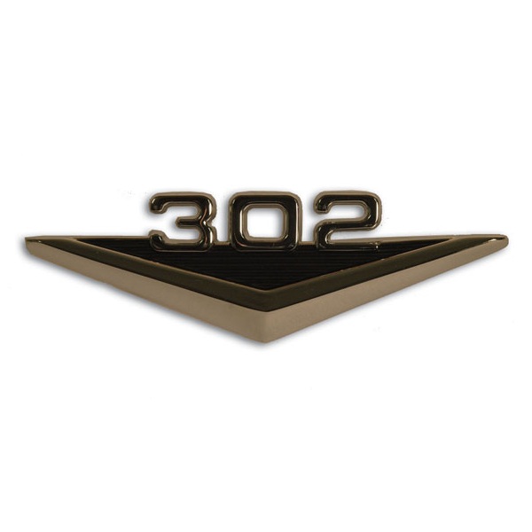 302 Emblem with Clips 