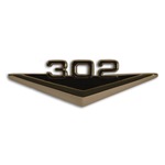302 Emblem with Clips 