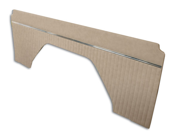 66-76 Parchment Vinyl Interior Quarter Panels - No Top