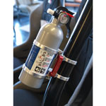Deluxe Quick Release Fire Extinguisher Mount Kit - Clear 