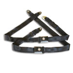 OE Style Non-retractable Lap Belts Pair 