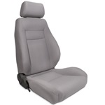 ProCar Elite Seat Grey Velour w/ Sliders