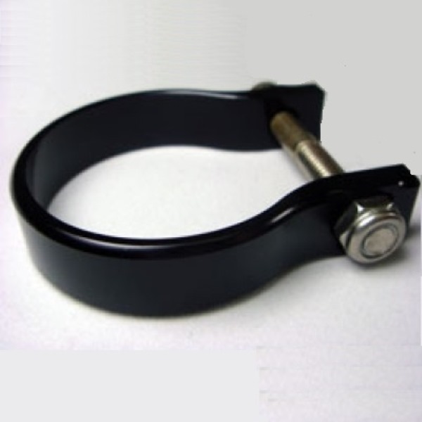 Black Billet Aluminum Rollbar Strap Clamp, 1.5 to 2.375
