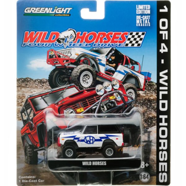 Limited Edition WH NIGHTMARE Bronco Toy From Greenlight Collectibles