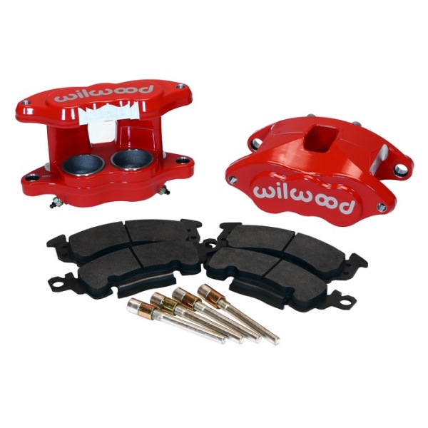 Wilwood GM D52 Dual Piston Caliper Kits 140-11290-R Red Powder Coated 