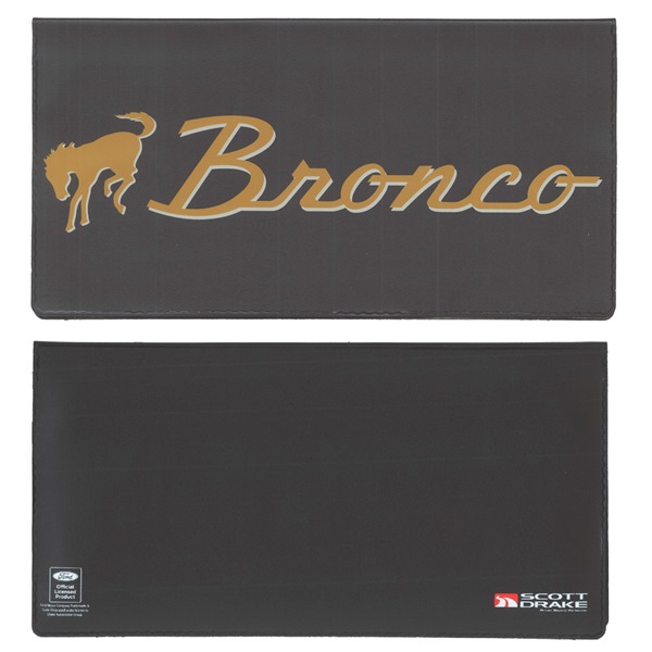 Bronco Script Owners Manual Wallet (Manual Not Included)