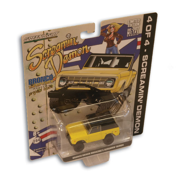 Limited Edition Bronco Driver Screamin Demon Bronco Toy From Greenlight Collectibles